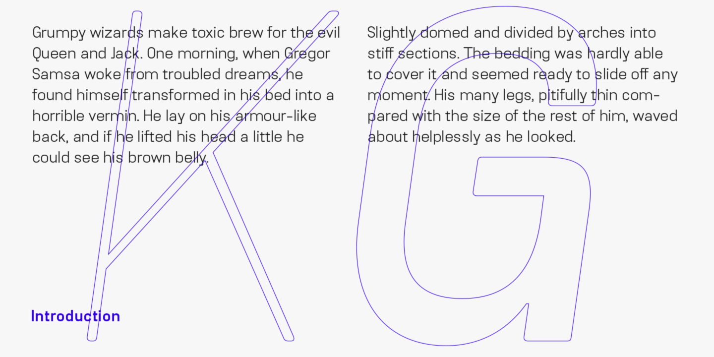 Unione Medium Rounded Font preview